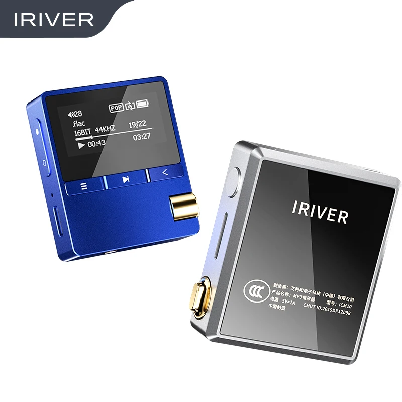 IRIVER ICM10 Bluetooth MP3 Player Portable Lossless Music Player With Clip