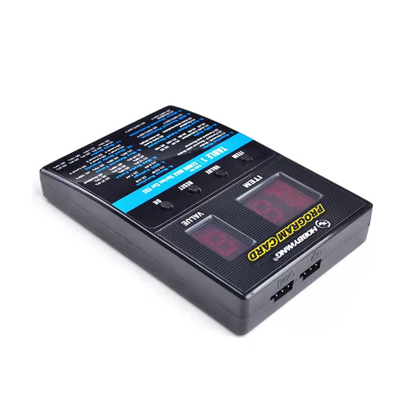 HOBBYWING ESC LED Program Card Box for Platinum V1/V2 FlyFun V5 XeRun EzRun QuicRun SeaKing Series Brushless Aircraft Car ESC