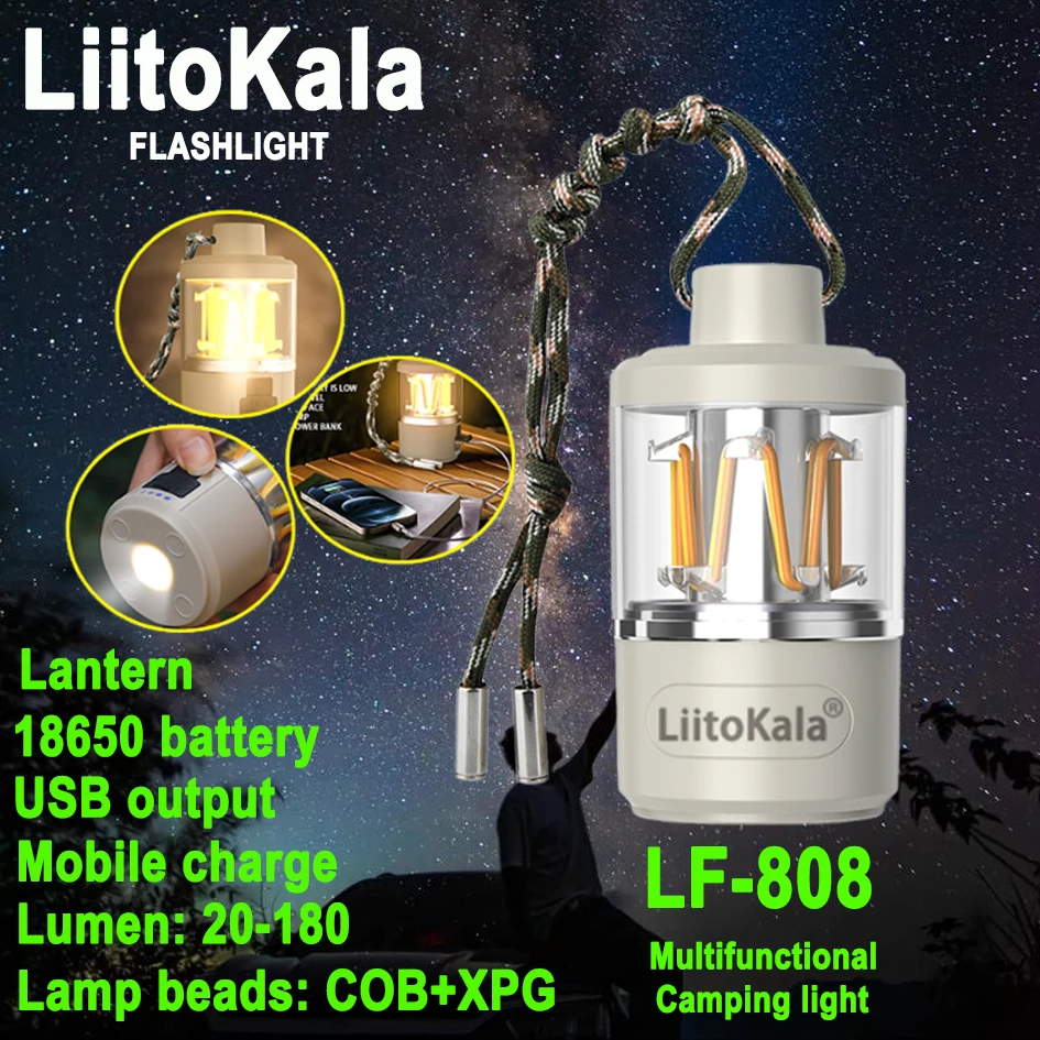 

LiitoKala LF-808 High-color and long-lasting campground ambient light