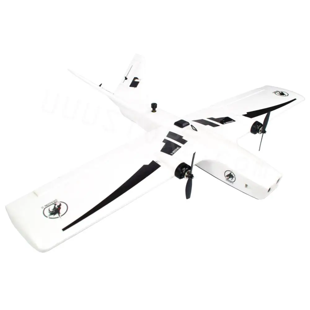 2022 New Reptile DRAGON II 1200 Wingspan 1200mm FPV Flying Wing EPP Foam Twin Motor Double Tail KIT PNP