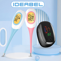 Oral Armpit Rectal Temperature LED Display Silicone Fast 8S Thermometer for Fever Digital infrared Basal Body Thermometer
