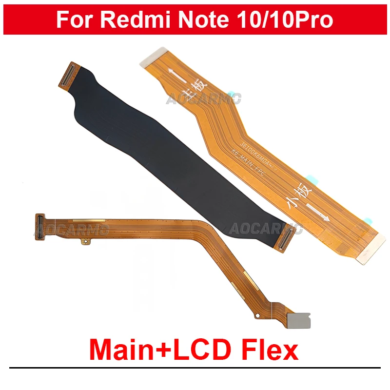 LCD Screen Flex Motherboard Connection Main Board Flex Cable Replacement Part For Redmi Note 10 Pro 10Pro