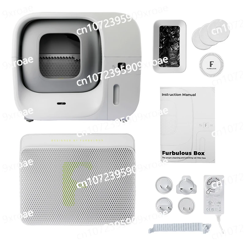 

Smart Cat Litter Box, Oversized, Does Not Clip Cats, Closed, Splash-proof, Fully Automatic Packaging Cat Toilet