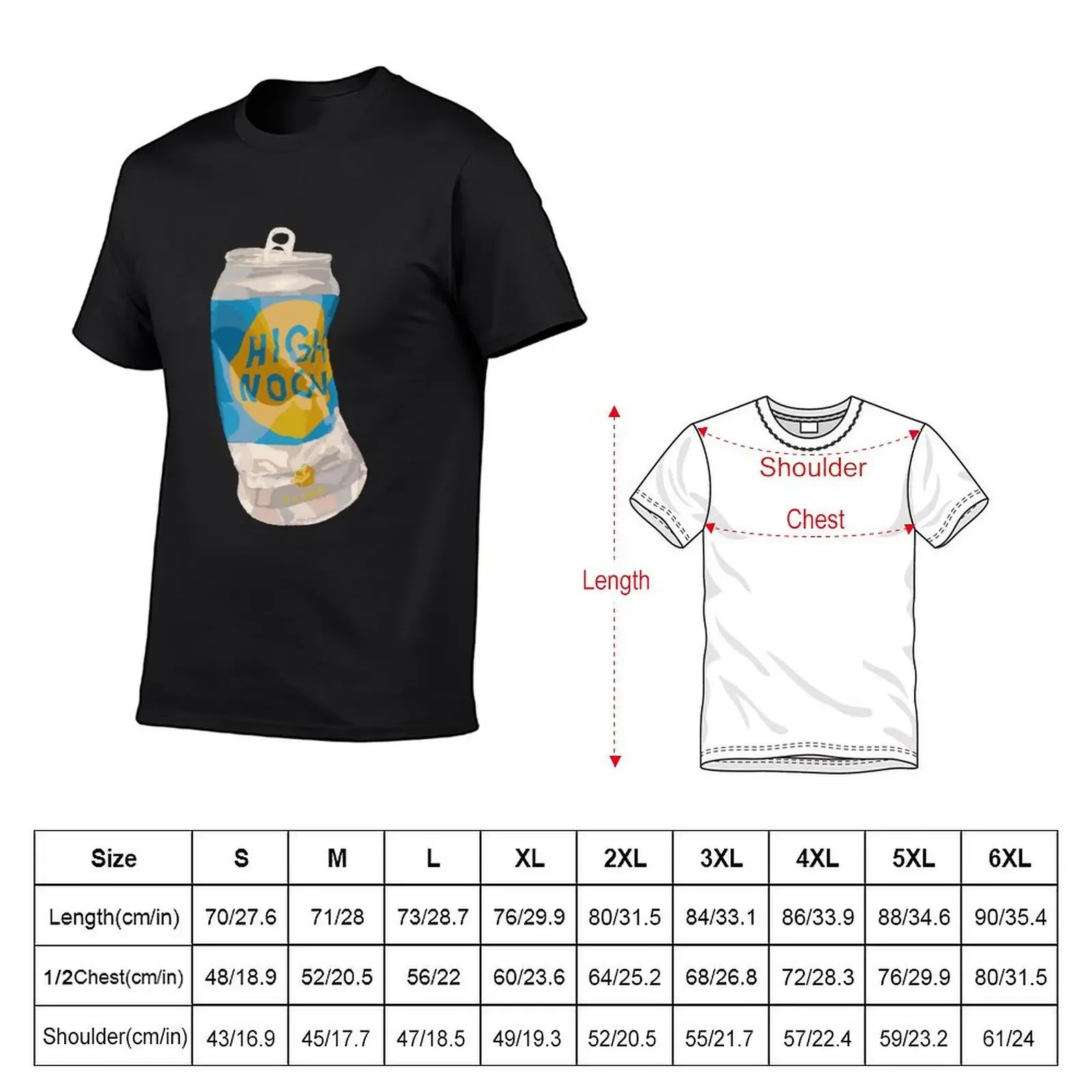 High Noon Crushed Can T-shirt shirts graphic tees animal prinfor boys oversized t shirt men