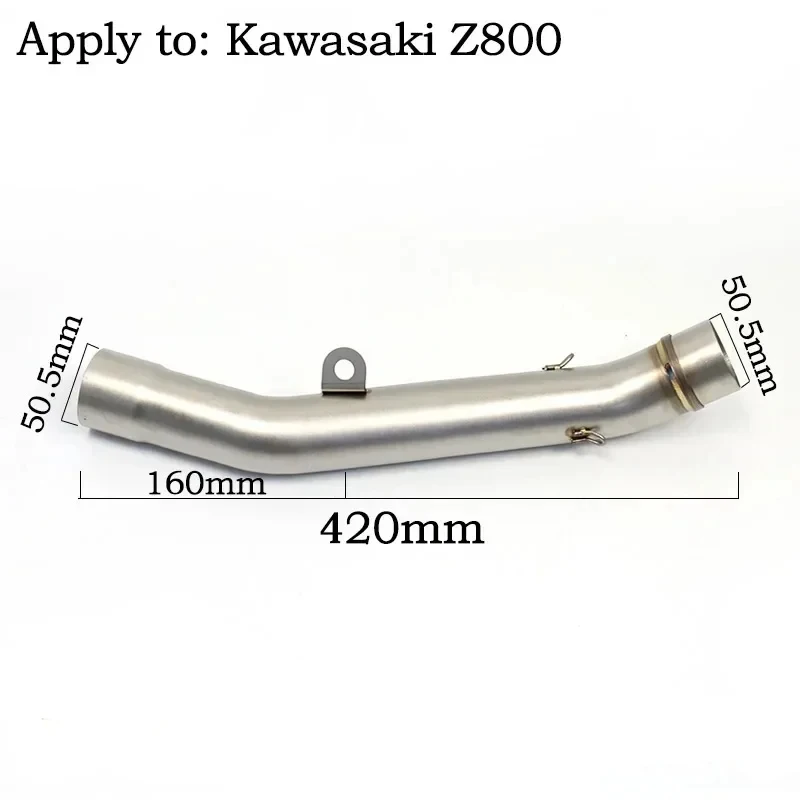 كاتم صوت عادم الدراجة النارية ، أنبوب الوصلة الوسطى ، ملامس لكاواساكي Z800-من أجل Z750-من