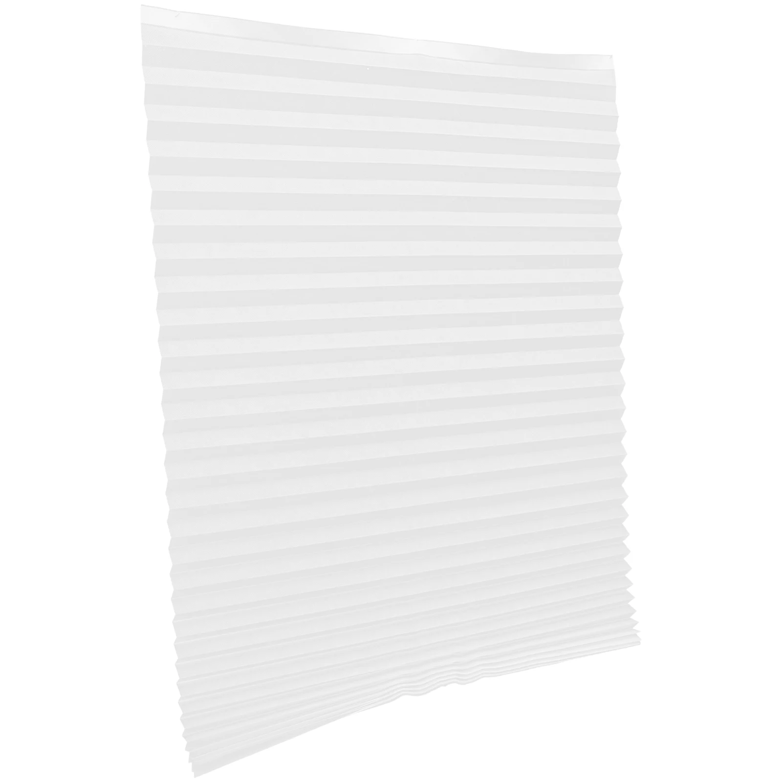 

Self Adhesive Pleated Curtains 90x150cm White Polyester Privacy Blinds No Drilling Window Shades Bedroom Decor
