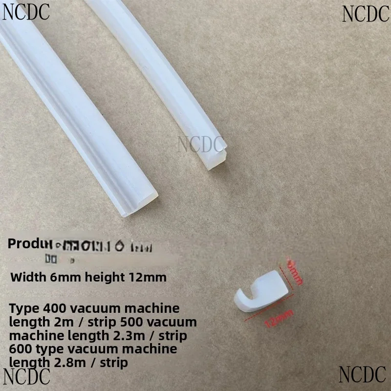 Vacuum Packaging Silicone Strip DZ400 500 600 Transparent Lid Seal Ring