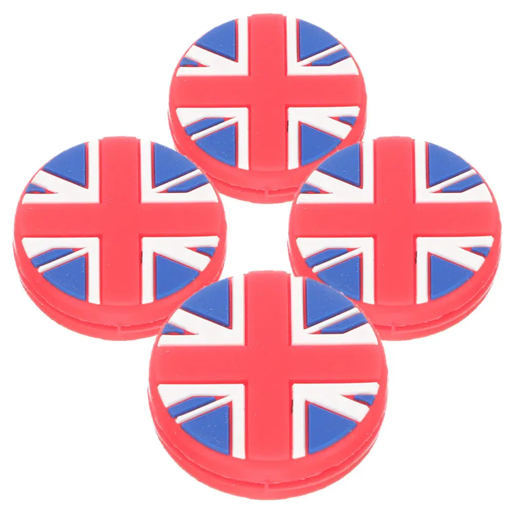 

4Pcs Tennis Racket Vibration Dampeners Silicone Shocking Absorbers for Tennis Rackets Lightweight Portable Dampeners