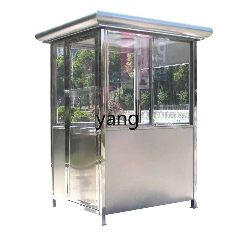 

Lmm stainless steel security booth, community duty booth, charging booth