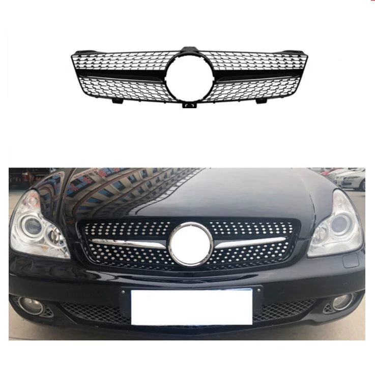 Automotive Parts Front Grille For Mercedes Benz CLS W219 2005-2011 Upgrade Diamond Mercedes CLS W219 Grille