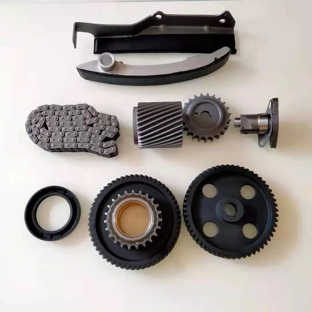 

4m40 4m40t timing chain repair kit for mitsubishi nativa pajero delica diesel engine me200244 me200248 KC-06-1