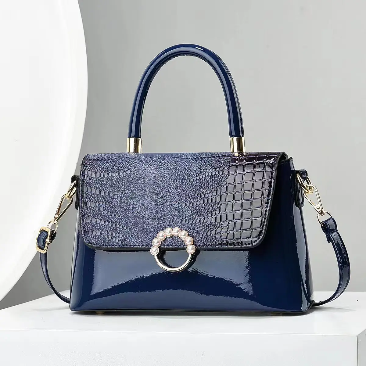 

Famous Designer Brand Bags Women Leather Handbags 2024 Luxury Ladies Hand Bags Purse Fashion Shoulder Bags Bolsa Sac Crocodile