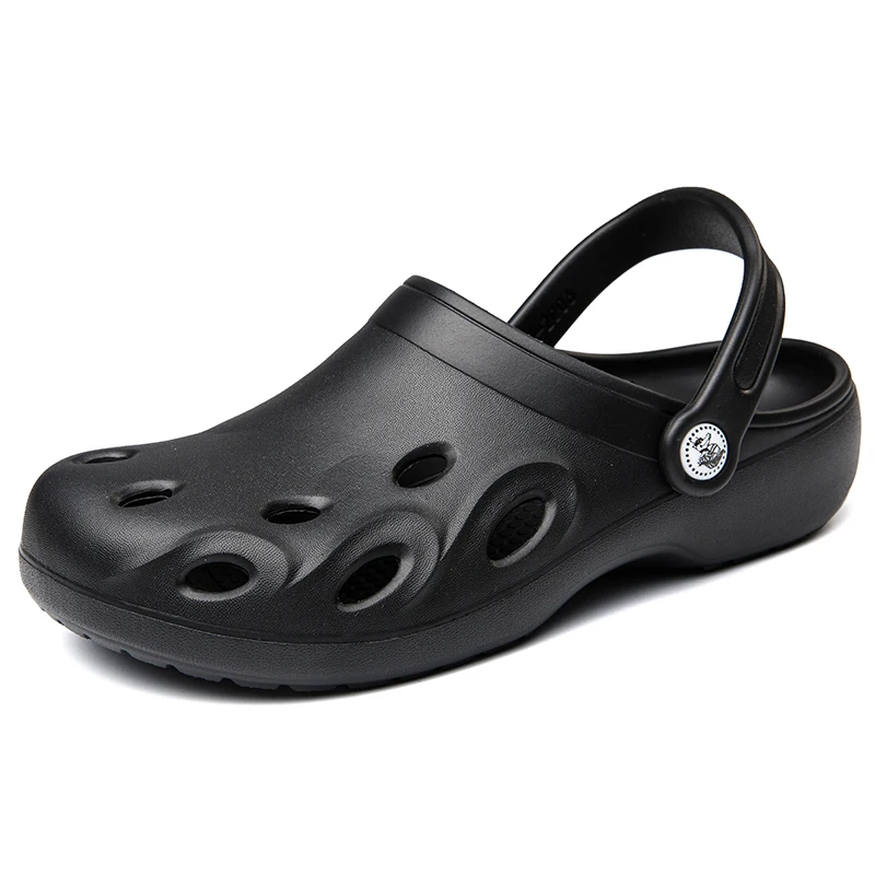 Summer Rubber Sandals Men Clogs Garden Shoes For Wide Foot Barefoot Shoes Zuecos Hombre Cholas Man Beach Shoes Big Size 48 49 50 view 2