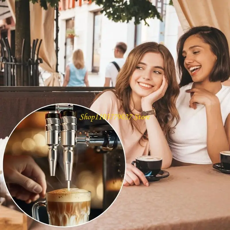 

C4DF Стаут пивное кран из нержавеющей стали азота кофейня Портативный кофе дозатор