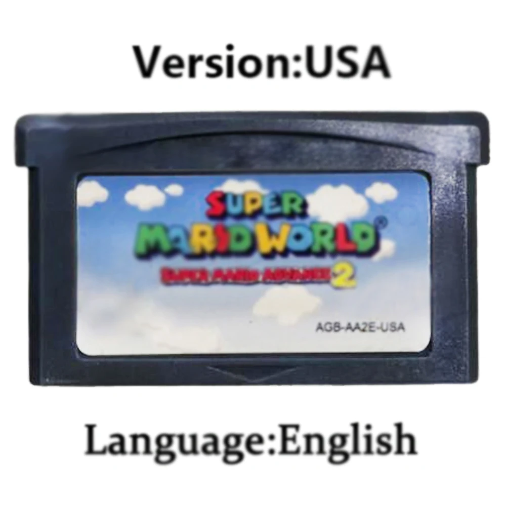 GBA Game Cartridge 32 Bit Video Game Console Card Pinball Land Yoshi Island 3 Series for GBA/SP