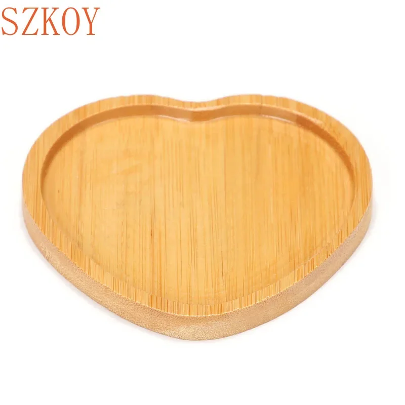 1PC 8 Design Flower Pot Holder Fleshy Bonsai Pad Bamboo Tray Wooden Flowerpot Tray Home Office Decor Sadzarka Doniczki Mata Stojak