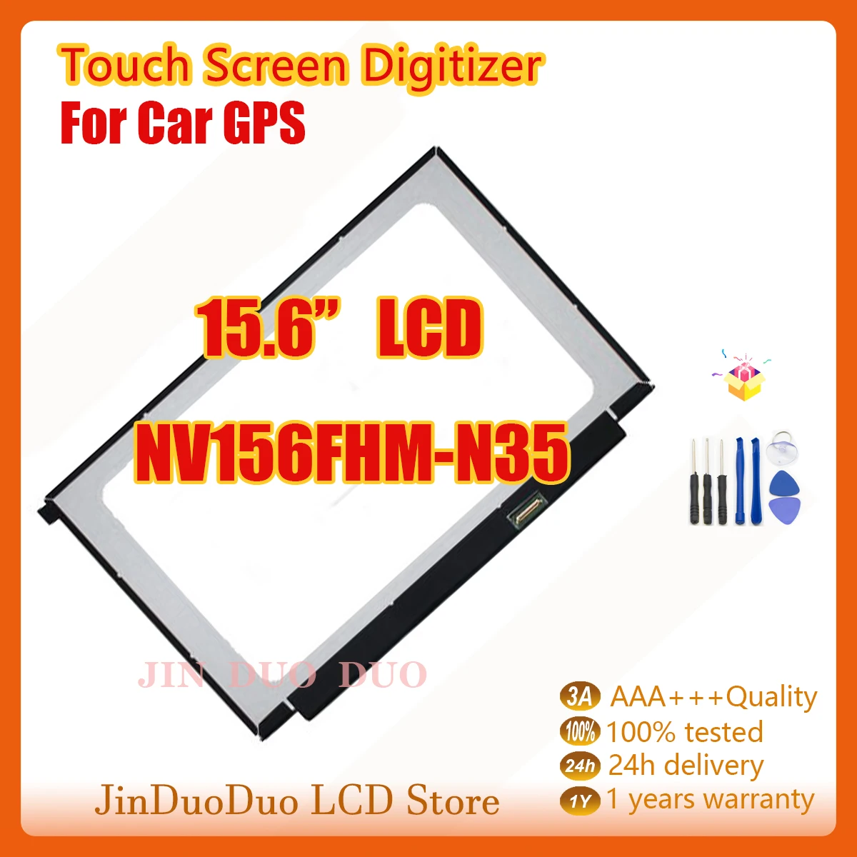 15.6’’Original For NV156FHM-N35 LCD Display Screen Digitizer Assembly For Laptop NV156FHM-N35 Display Replacement Pin 1920*1080