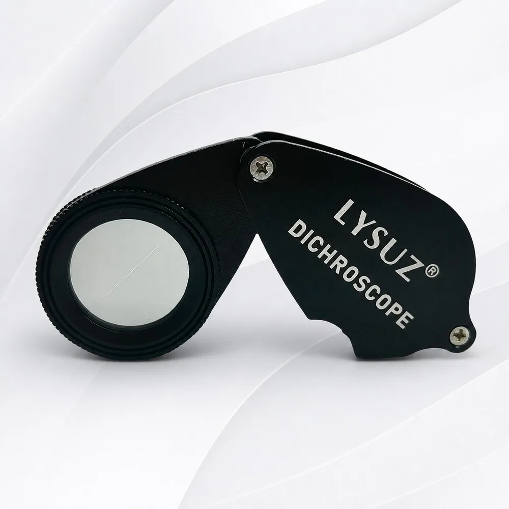 London New Polarizing Dichroscope Gemstone Inspect Pleochroism Dichroism Gemological Tool