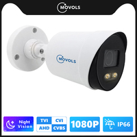 Movols 2MP Colorful Night Vision CCTV AHD Outdoor Video Surveillance Camera Waterproof