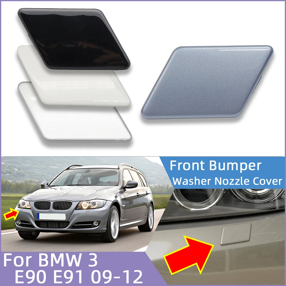 

Насадка для очистки автомобильной фары, крышка крышки сопла для BMW 320 323 325 328 330 E90 E91 LCI 335-2009, окрашенная распылительная Крышка для омывателя фа...