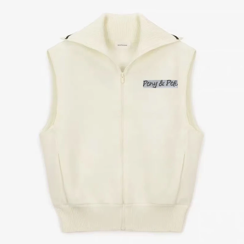 المرأة جولف محبوك سترة بلا أكمام ربيع الخريف جاكيت زيبرا فتاة سترة الكورية بلوزات على الموضة معطف