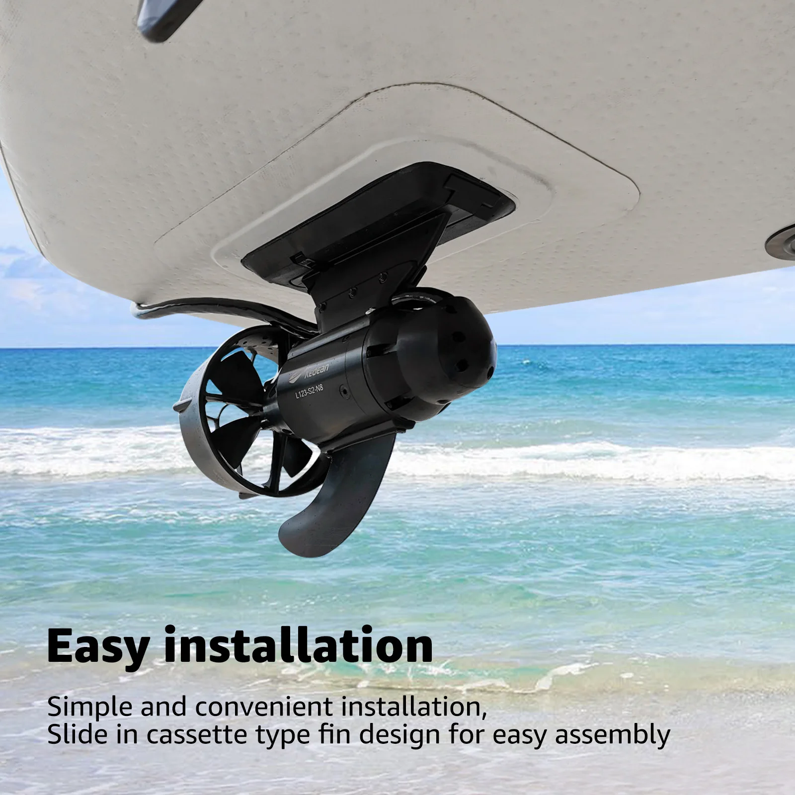 380W 600W Electric Fins Stand Up Paddle board Propulsion Underwater Motor Electronic Fins Surf Fishing Motor Surfboard Propeller