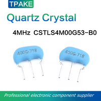 5PCS CSTLS4M00G53-B0 4MHz 4.000MHz Ceramic Resonator Quartz Crystals Oscillator