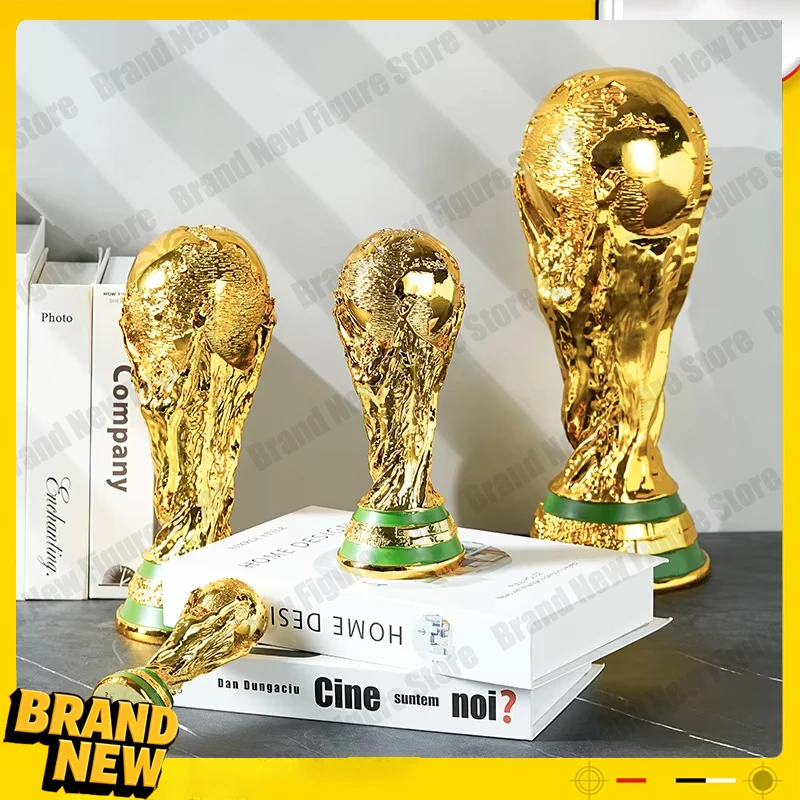 Image of Auf Lager 2026 FIFA Weltmeisterschaft Trophäenmodell Ornament Fußball-Trophäenmodell Fußballfan Gedenkdekoration Sammlerstück Geschenke