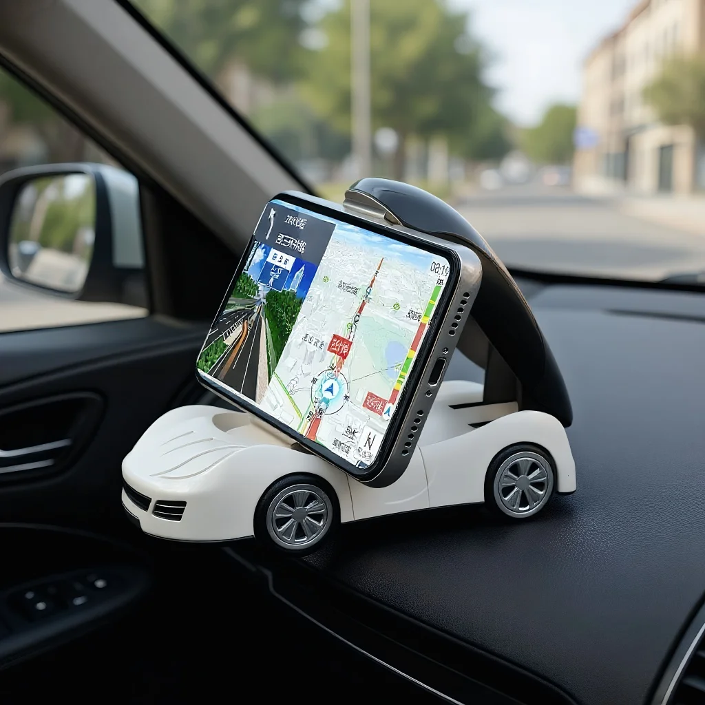 Cool Sports Car Model Phone Holder, Creative In-Car and Motorcycle Mount for Smartphones