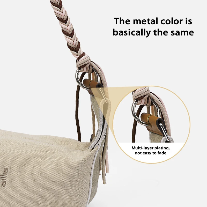 EverToner Bag Single Shoulder modification hand woven strap bag For Hermes lunch box diy load reduction underarm strap