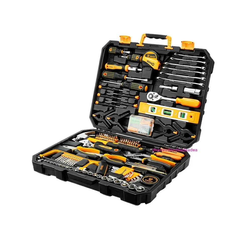 

228Pcs Socket Wrench Auto Repair Tool Combination Package Mixed Tool Set Hand Tool Kit with Plastic Toolbox Storage Case