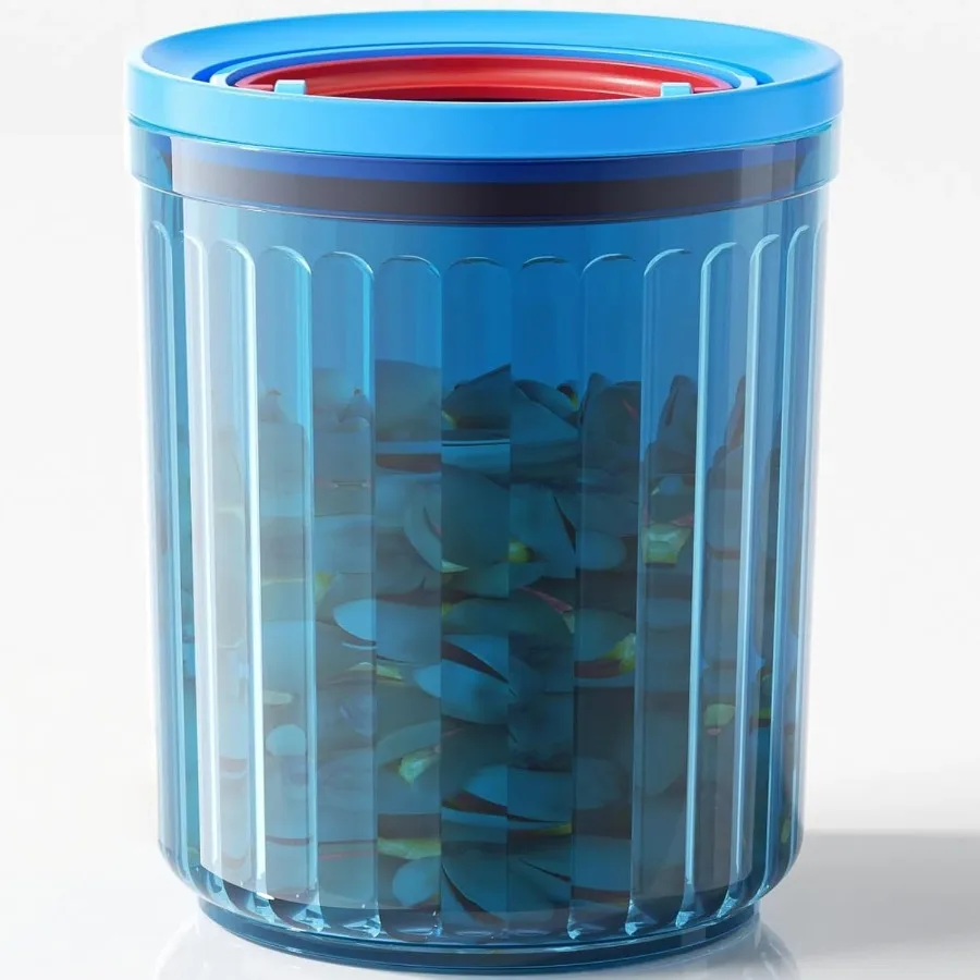 

Small tight Food Storage Container with Lids BPA Free Plastic Sugar Tea Ground Coffee Canisters for Beans Nut Spice Sck Stackab