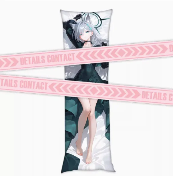 アニメブルーアーカイブ Sunaōkami シロコセクシーな抱き枕抱き抱き枕ケースオタク枕カバークッションカバー寝具ギフト HY