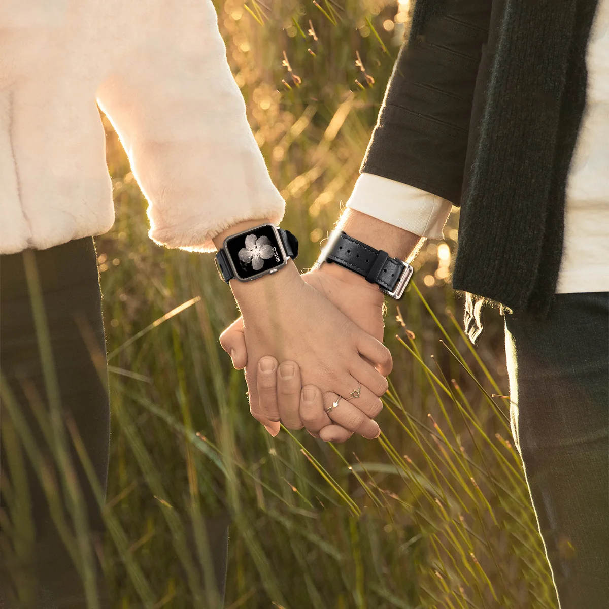 Genuine Leather Strap for Apple Watch Single Tour band Series 7 6 5 4 Bracelet Wrist Iwatch correa 45mm 41mm 42mm 38 44mm 40mm