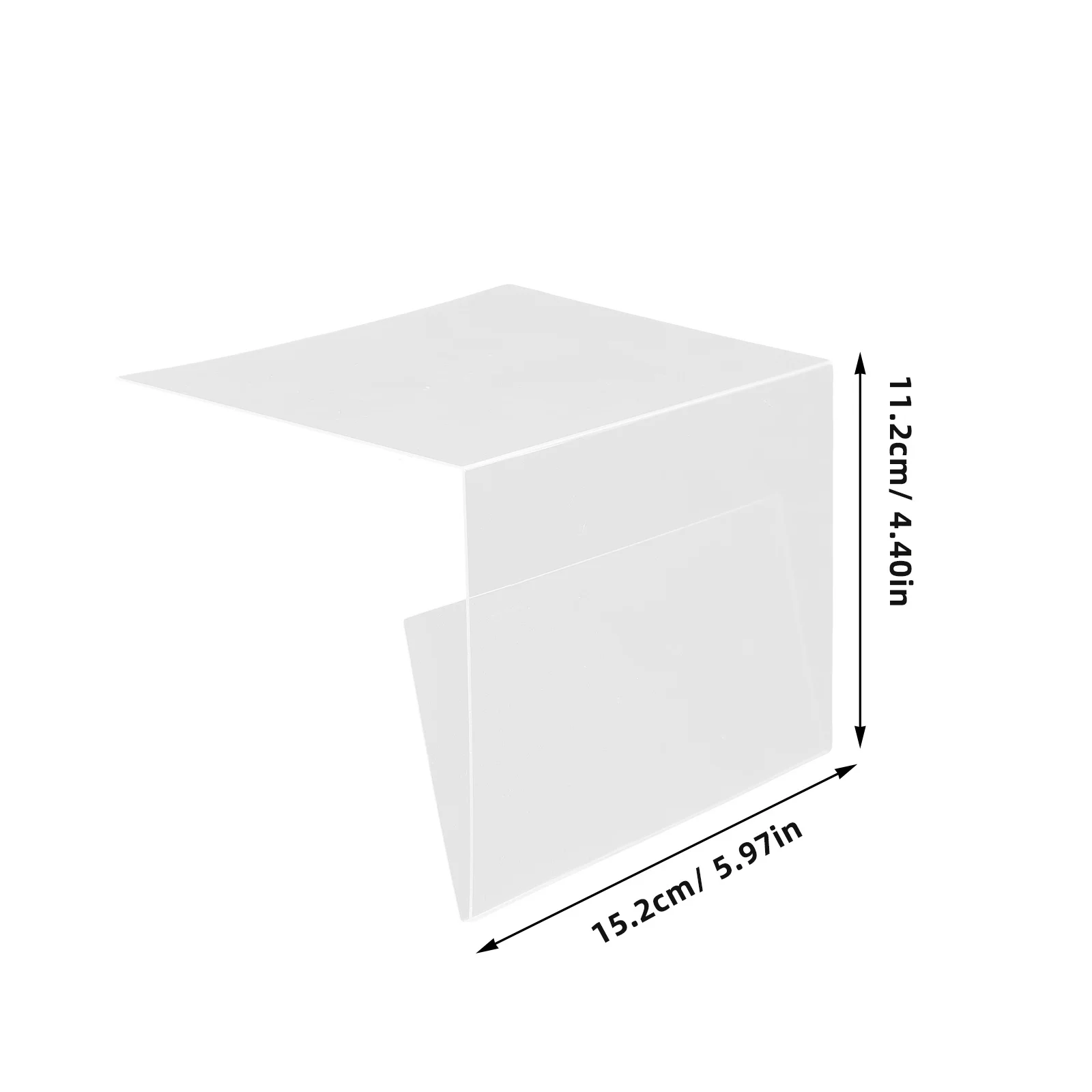 10Pcs Shelf Label Holder Clear Plastic Display Stand for Price Signs Hanging Tag Hanger L-Shape Foldable Organizer for Store