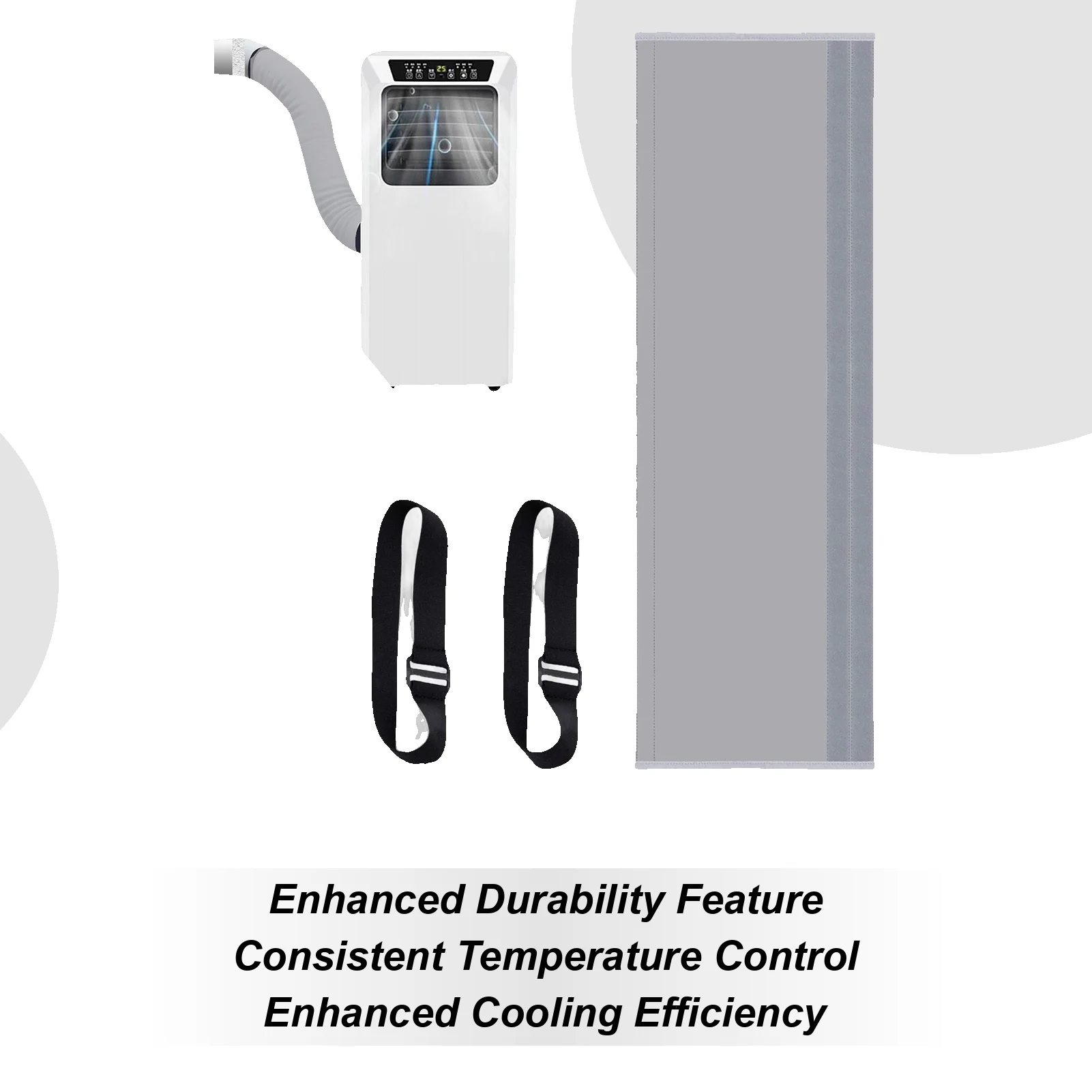 

Air Conditioner Hose Cover AC Hose Duct Vent Cover Sleeve Heat Reduction Reusable Tube Cushion Duct Vent Accessories For Dorm