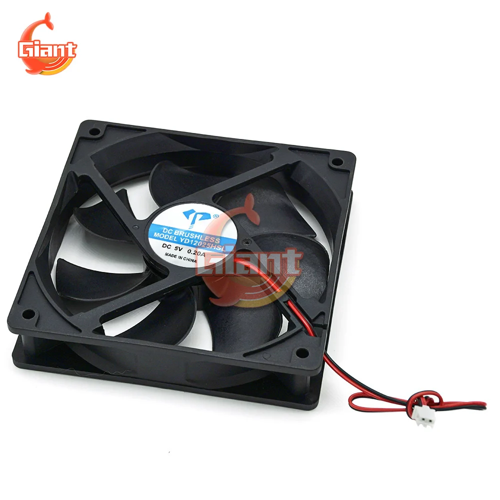 5V 12V 24V 120mm 12025 Ball Cooling Fan 120x120x25mm PWM 2PIN DC Cooler Fan for PC Computer Case