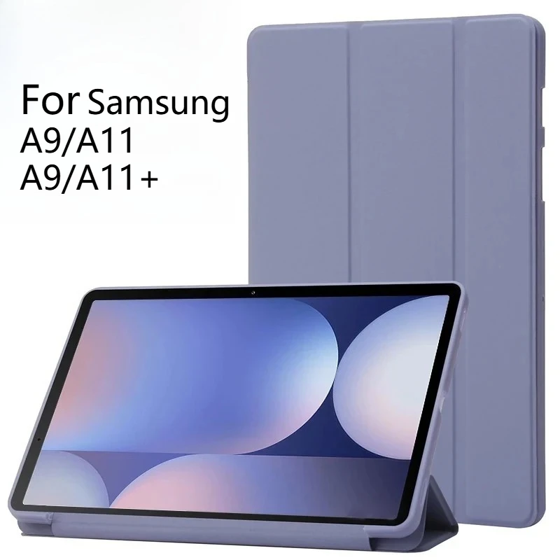 For Samsung Galaxy Tab A9 A11 2026 8.7/11 Inch – Fold Stand PU Leather Coque Tablet Cover, Compatible with 8.7