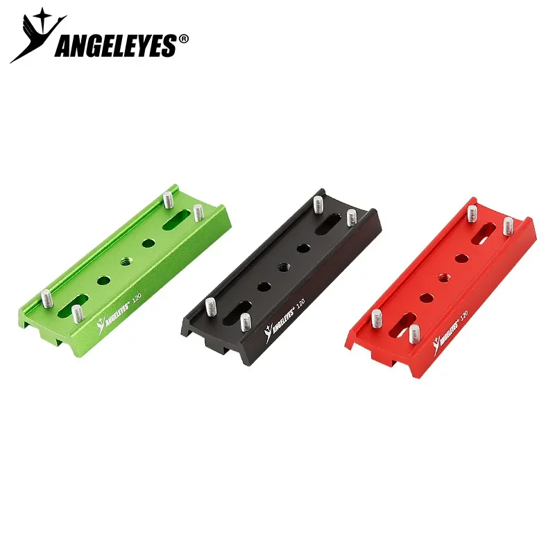 Angeleyes 4 parafusos posicionamento placa de cauda de andorinha 60/80/100/110/120/140/160/180mm anel de retenção equatorial placa de instalação rápida