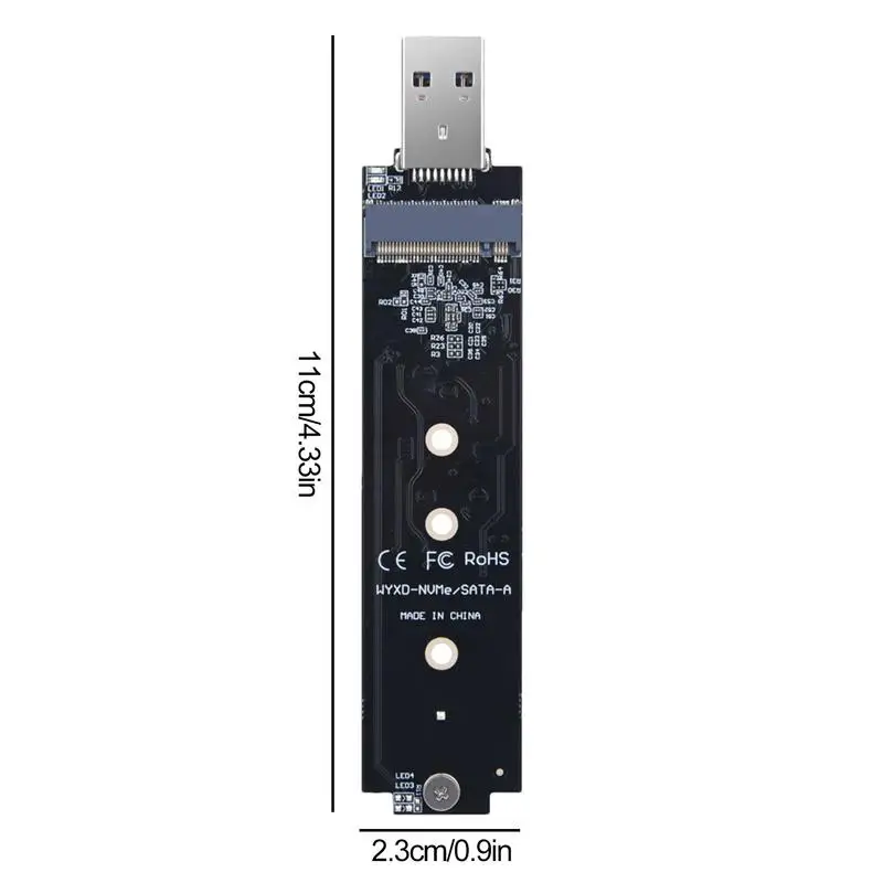 بطاقة توسيع Pcie M.2 NVMe الضميمة 10Gbps بطاقة محول القرص الصلب لوحة موسع نوع المكونات المباشرة ل فلاش الكمبيوتر المحمول