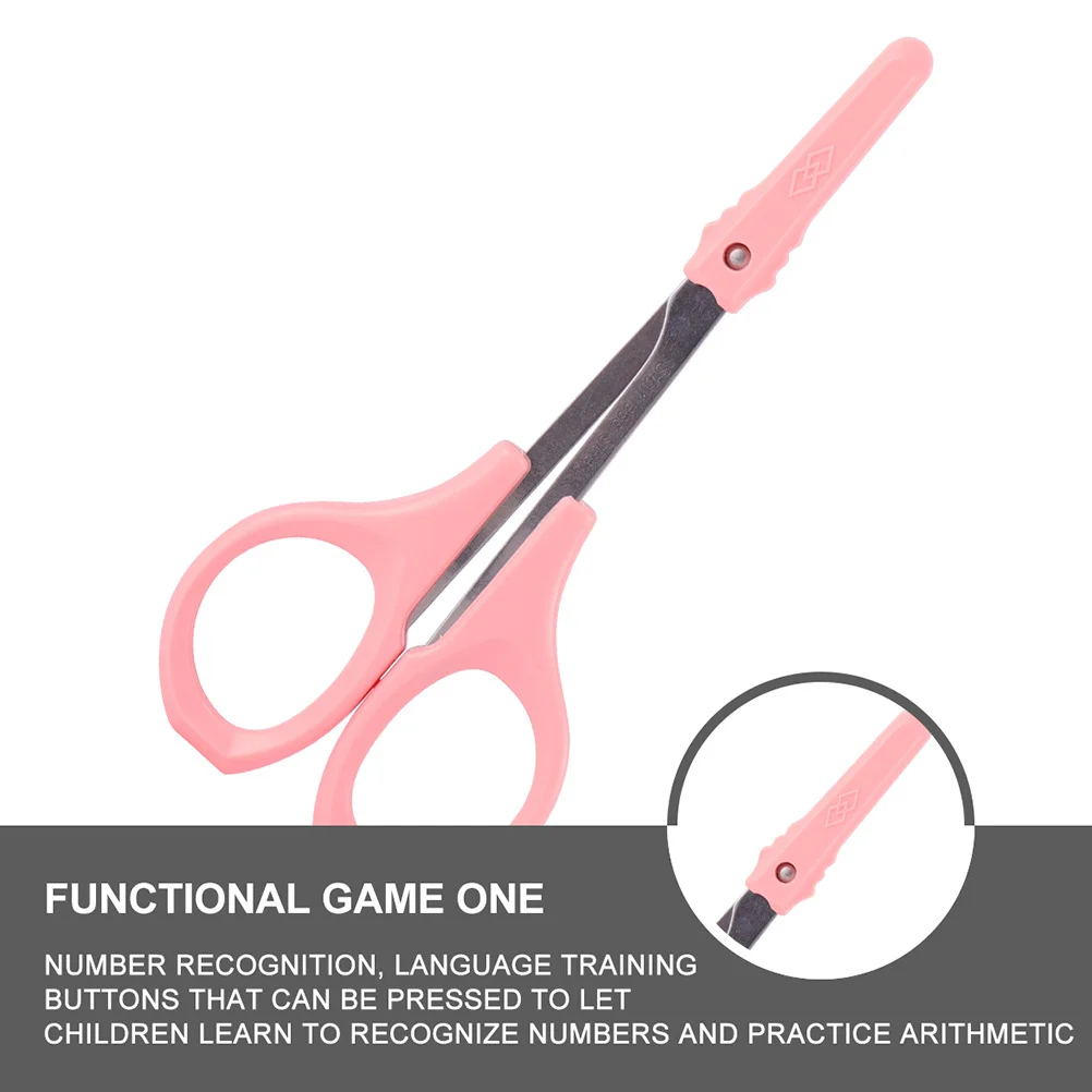 กรรไกรเสริมความงาม 2 ชิ้น กรรไกรตัดขนคิ้ว กรรไกรตัดขนตา ความแม่นยำสูง น้ำหนักเบา พกพาสะดวก อุปกรณ์แต่งหน้าสำหรับใช้ในชีวิตประจำวัน