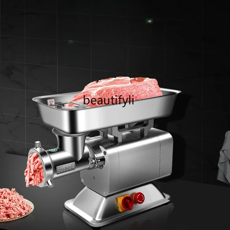 

Meat grinder Commercial multifunctional desktop slicing shredded meat filling electric enema machine
