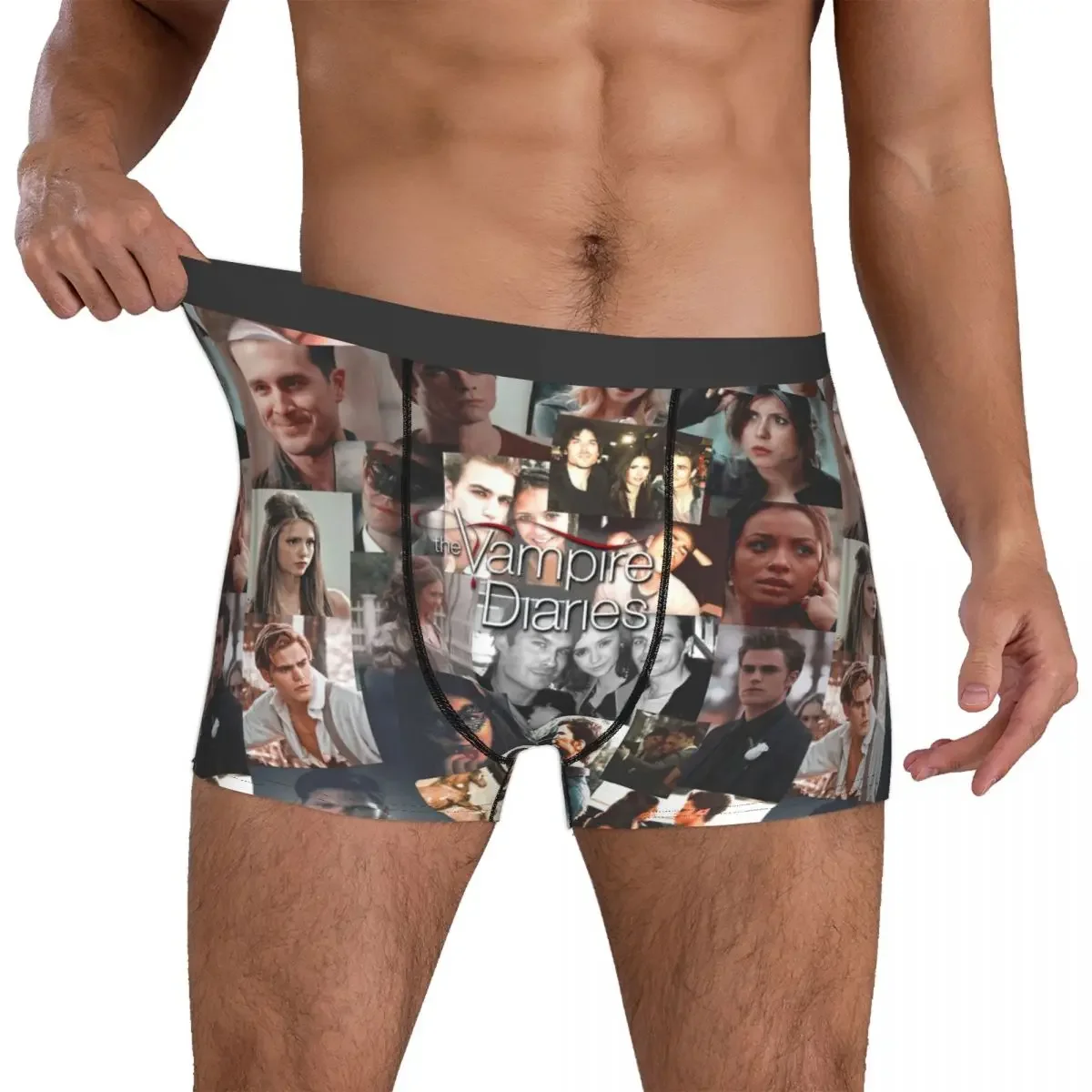 TVD Photo Collage mutande mutandine traspiranti intimo maschile stampa pantaloncini Boxer slip