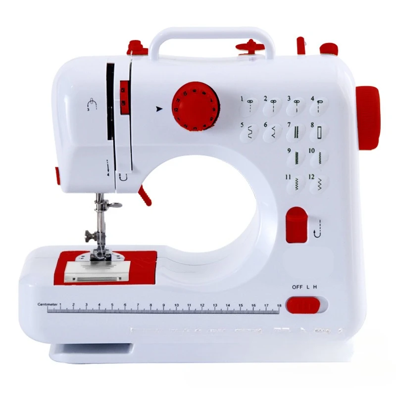 

505A Sewing Machine Household Mini Multifunctional Electric Needle and Threading Machine Tailor Small Mending Clothes Edge Lock
