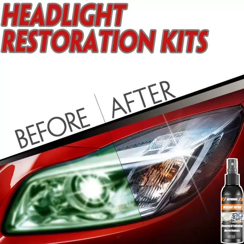 طقم تجديد سائل إصلاح المصابيح الأمامية للسيارة، سائل إصلاح المصباح الأمامي للسيارة مقاوم للاهتراء