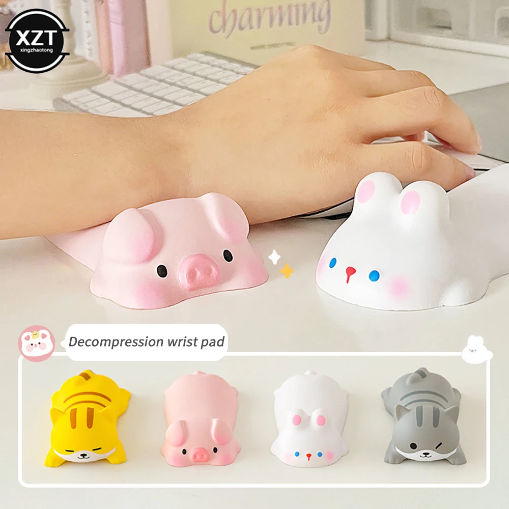 Cute Wrist Rest Pad Support for Mouse Computer Laptop Arm Rest for Desk Ergonomic Kawaii Office Supplies Slow Rising Toys