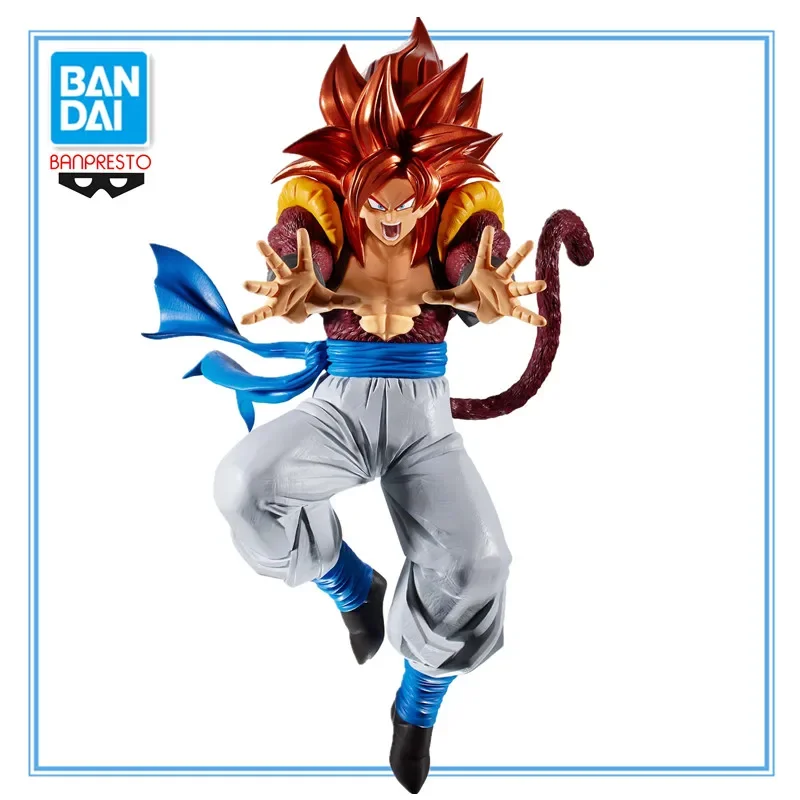 

In Stock BANDAI Banpresto Dragon Ball GT Anime Figurines Bos Super Saiya 4 Gogeta PVC Action Figures DBZ Collectible Model Toys