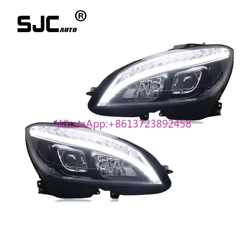 

for Mercedes Benz C Class W204 2007-2011LED Headlight Upgraded Headlight Side Marker&Reverse Lighting Factory Outlet
