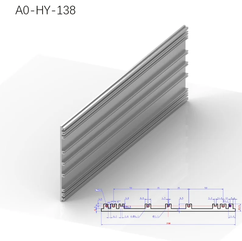 Extrusion Aluminum 6063 Side Panel Profile Aluminum Profile Aluminum Alloy Aluminum Plate CNC Technical Factory Customizable