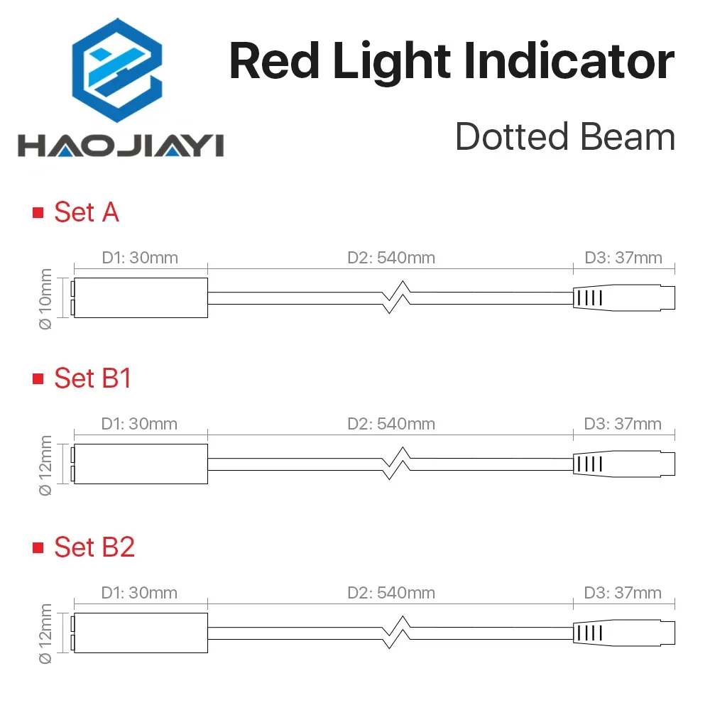 Red Dotted Beam Light  650nm 5V Infrared Adjustable Laser Module Locator + Adapter for Fiber Marking or Cutting Machine